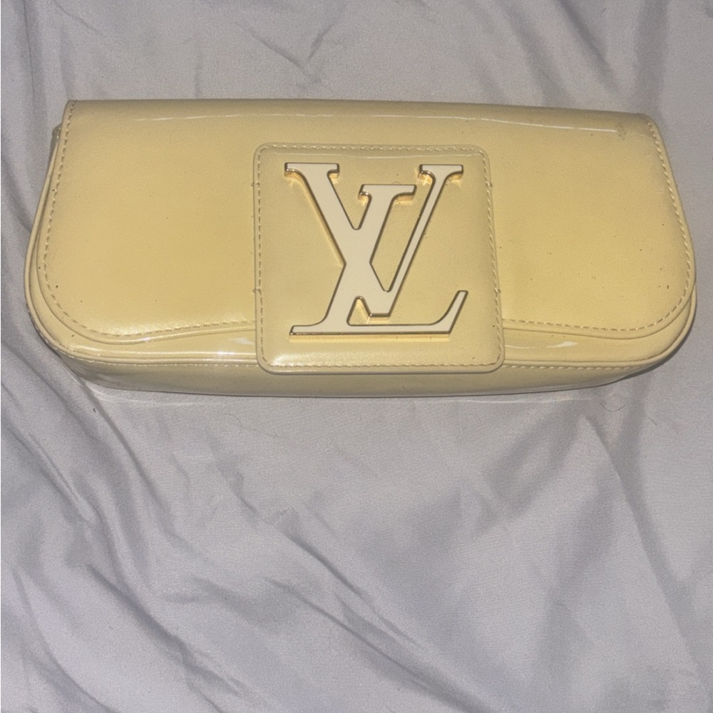 Louis Vuitton Cream Clutch Bag